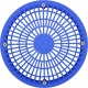 Suction Cover, AquaStar, 8" Round Moflow and Mud Frame, Blue : 8MF104