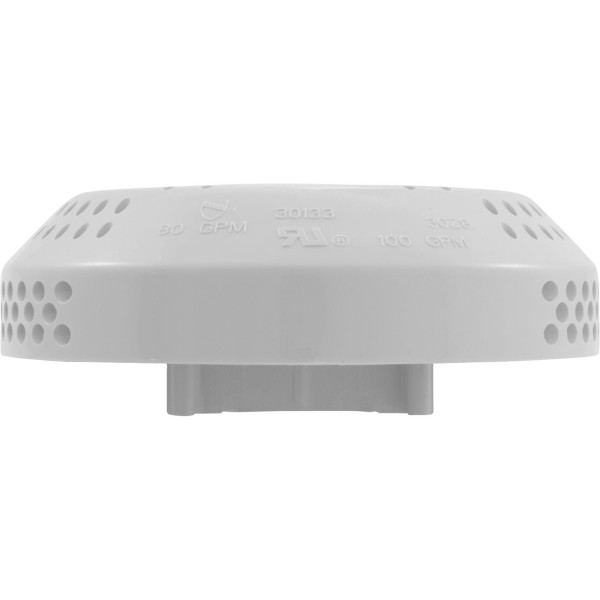 Suction Cover, BWG, 3-3/4", 100gpm, White, Bath Only : 30133-WH