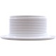 Wall Fitting, BWG/HAI Slimline Suction, 2-1/2"hs, White : 30-6908