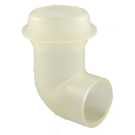 1" 90 degree Eyeball (F) Fitting-White : 213-9350