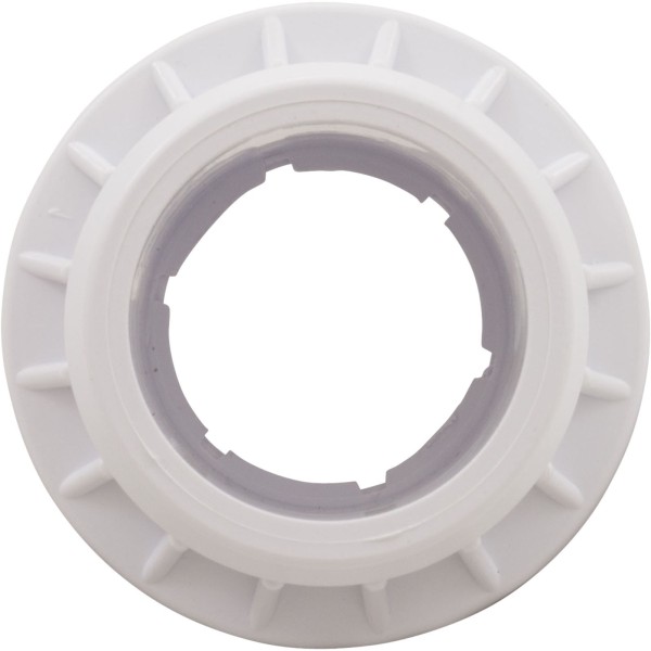 Fiberglass Pool Wallfitting, W/Nut, White, No Gasket : 25523-500-000