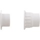 Fiberglass Pool Wallfitting, W/Nut, White, No Gasket : 25523-500-000