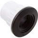 Fiberglass Pool Wallfitting, W/Nut, Black, No Gasket : 25523-504-000