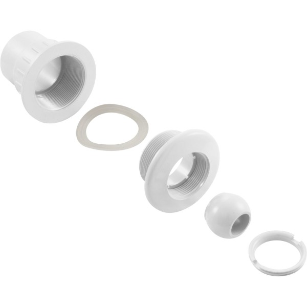 Fiberglass Wall Fitting With Eyeball, White : 25523-700-000