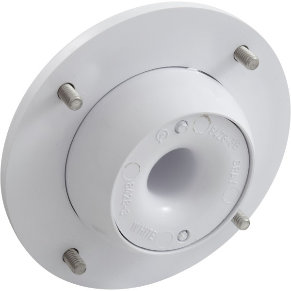 Eyeball Inlet, Pentair, 1-1/4", Gunite, White : 08428-0001