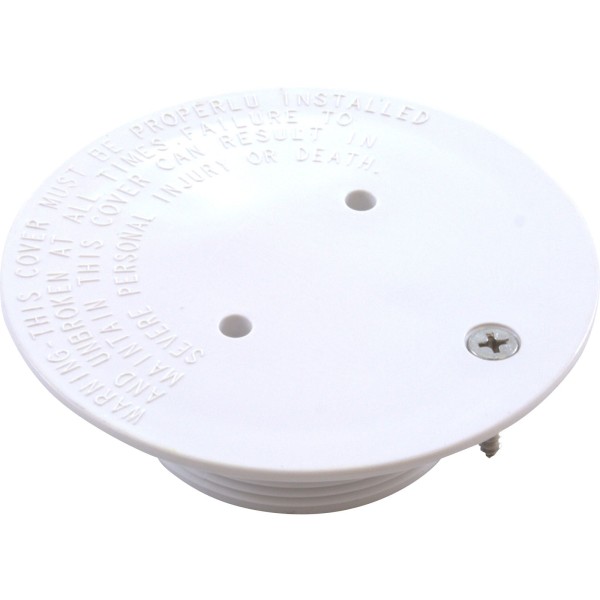 Inlet Cover Plate, Sta-Rite, White, 2" mpt, Generic : 25527-100-100