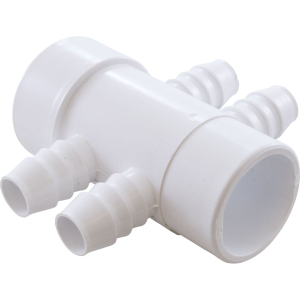 Manifold, 3/4" Barb, 4 Port, 1-1/2" Slip x 1-1/2" Spigot : 72044