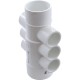 Manifold, 1"s, 6 Port, Flow Thru, 1-1/2"s/2"spg x 2"s : 672-4550