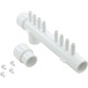 Manifold, Tee, 1"s x 1"spg x 1"s,  (8) 3/8"sb, w/ plugs : 672-4370