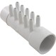 Manifold, 3/8"sb, 10 Port, Flow Thru, 1-1/2"s x 1-1/2"spg : 672-4660