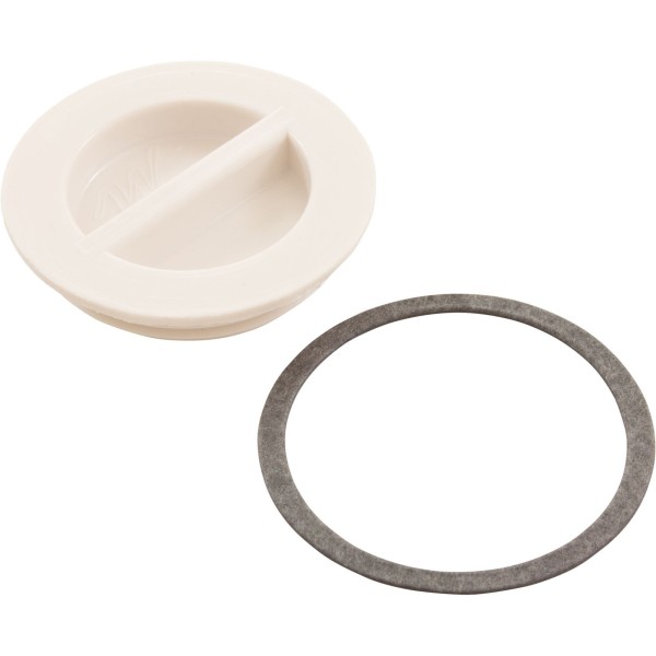 Flush Plug 1 1/2"With Gasket - White : 400-4140