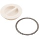 Flush Plug 1 1/2"With Gasket - White : 400-4140