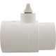Tee Assembly With Relief Plug 2" Spigot X 2" S X 3/8" Fpt Wi : 400-4260