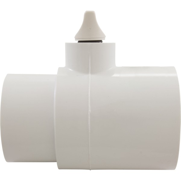 Tee Assembly With Relief Plug 2" Spigot X 2" S X 3/8" Fpt Wi : 400-4260