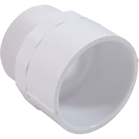 Adapter, Dura, 2" Male Pipe Thread x 2" Slip : 36-020