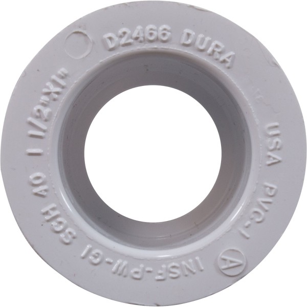 Reducer, Dura, 1-1/2" Spigot x 1" Slip : 437-211