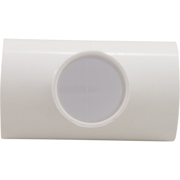 Tee, Reducer, Lasco, 2"s x 2"s x 1-1/2"s, PVC, White : 401-251