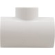 Tee, Reducer, Lasco, 2"s x 2"s x 1-1/2"s, PVC, White : 401-251