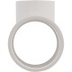 Tee, Reducer, Lasco, 2"s x 2"s x 1-1/2"s, PVC, White : 401-251