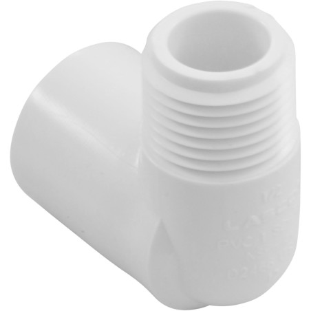 90 Elbow, 1/2" Slip x 1/2" Male Pipe Thread : 410-005