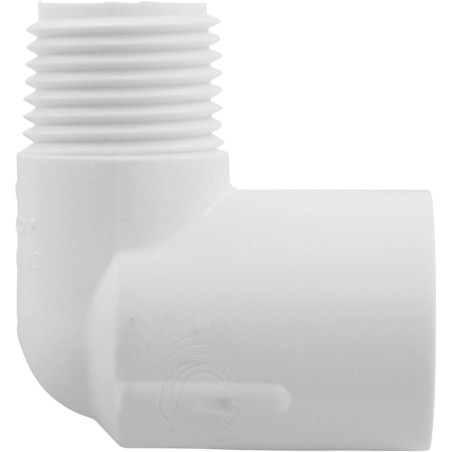 90 Elbow, 1/2" Slip x 1/2" Male Pipe Thread : 410-005
