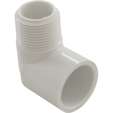 90 Elbow, 3/4" Slip x 3/4" Male Pipe Thread : 410-007