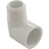 90 Elbow, 3/4" Slip x 3/4" Male Pipe Thread : 410-007