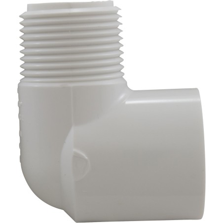 90 Elbow, 3/4" Slip x 3/4" Male Pipe Thread : 410-007