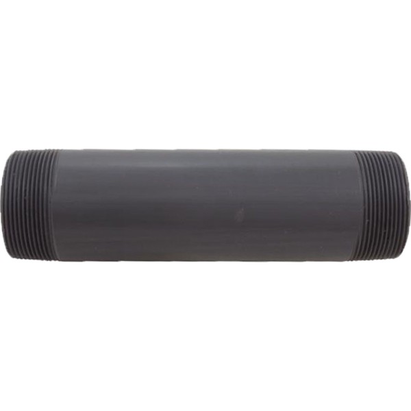 Nipple, Lasco, 2"mpt x 6", SCH80 PVC, TBE : 220-060