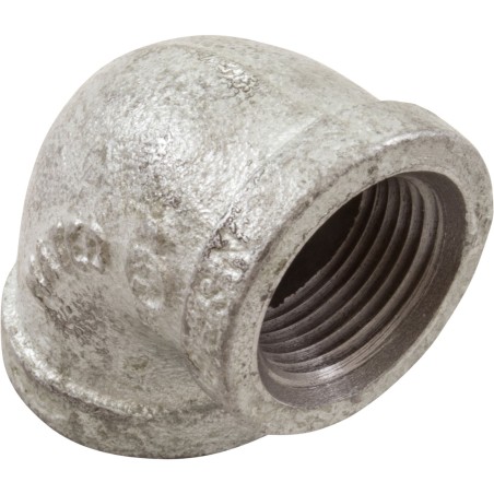 90 Elbow, Galvanized, 3/4" Female Pipe Thread : ZMGL9004