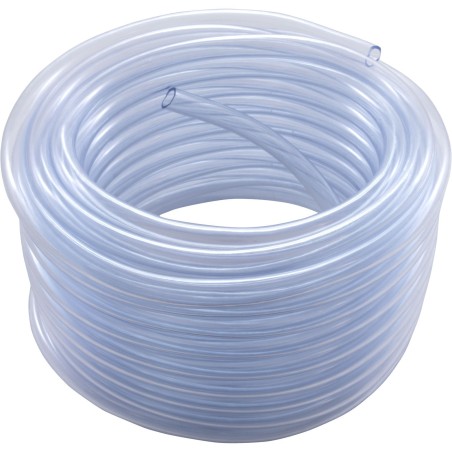 Air/Water Tubing, Vinyl, 1/4"id x 3/8"od, 50ft Roll :