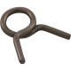 Tubing Clamp, 0.500" Ideal OD, single Wire, Quantity 25 : HC-8ST-Z3X