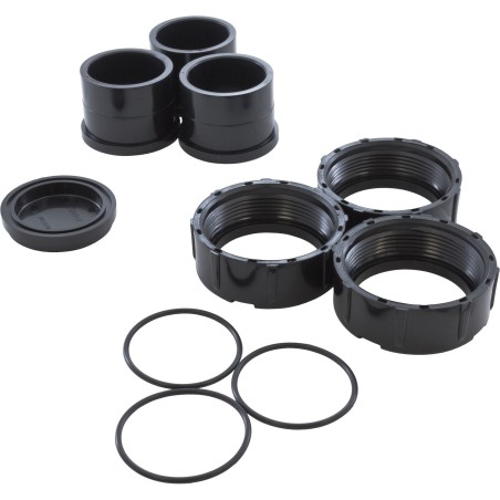 Adapter Unions, Zodiac Jandy CL/CV/CJ/CS/DEV, 2"s, w/cap, qty 3 : R0461800