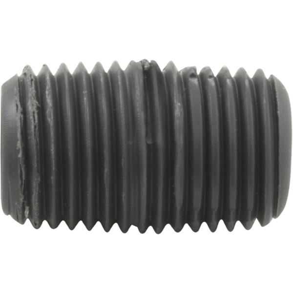 Nipple, 1/4" Male Pipe Thread x 7/8", Close, SCH80 : 27025