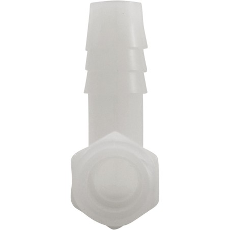 Barb Adapter, 3/8"b x 1/4"mpt, 90 Degree, Nylon : 63102