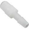 Barb Adapter, 1/4"b x 1/8"mpt, Kynar : 64794