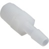 Barb Adapter, 1/4"b x 1/4"mpt, Kynar : 64833