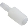 Barb Adapter, 1/4"b x 1/4"mpt, Kynar : 64833