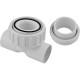 Union, Tee, Syllent, 1" Slip, with 40mm Adapter, Low Prof : 92641