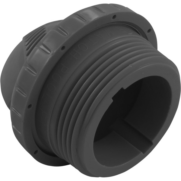 Inlet Fitting, Infusion Venturi, 1-1/2"mpt, Dk Gray : VRFTHDG