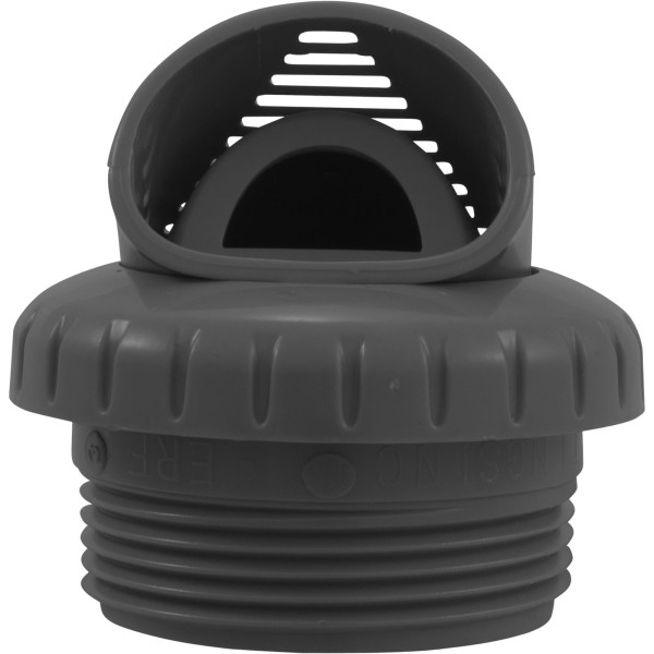 Inlet Fitting, Infusion Venturi, 1-1/2"mpt, Dk Gray : VRFTHDG