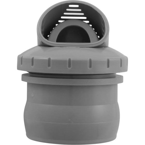 Inlet Fitting, Infusion Venturi, 2" Insider, Glueless, LtGry : VRFSAS2LG