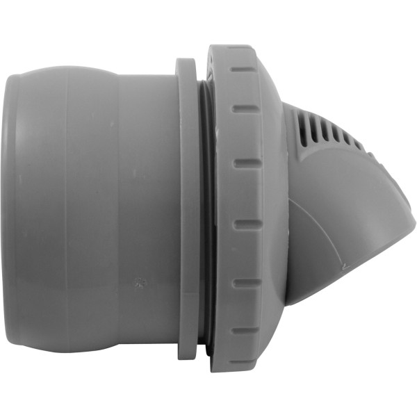 Inlet Fitting, Infusion Venturi, 2" Insider, Glueless, LtGry : VRFSAS2LG