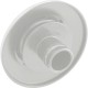 Inlet Fitting, Infusion Vent., 1" Insider Glueless, w/Flg, Wht : VRFSAF1WH