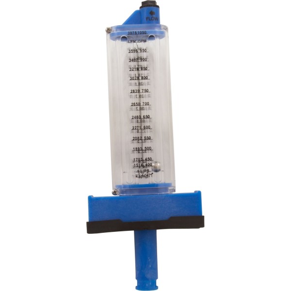 Flowmeter, Rola-Chem Top Mount, 6" PVC, 250-1050 GPM : 570391T