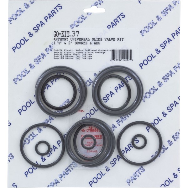 Go-Kit 37, Anthony Univ. Slide Valve 1-1/2"&2" Bronze & ABS : GO-KIT 37