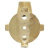 Anchor Socket, Perma Cast, Bronze, 1.9" Rails/Ladders, 3" : PS-3019-B