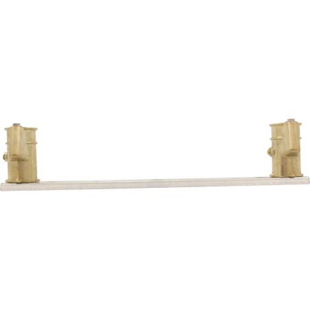Anchor Socket Channel, Perma Cast, 4" Bronze, For 1.9" Tube : PC-4020-BC