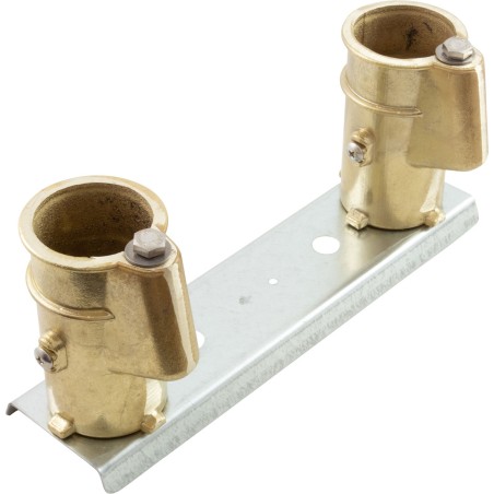 Anchor Socket Channel, Perma Cast, 8" Bronze, w/ PS-4019-BC : PC-4008-BC