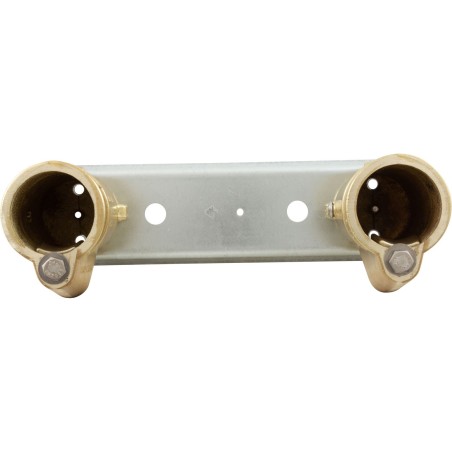 Anchor Socket Channel, Perma Cast, 8" Bronze, w/ PS-4019-BC : PC-4008-BC